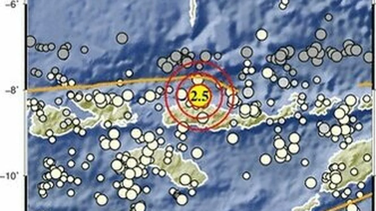 Gempa M 2,5 Guncang Manggarai, NTT, Berpusat 56 Km Timur Laut Ruteng